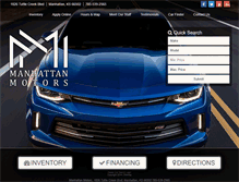 Tablet Screenshot of manhattanmotors.com